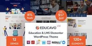 Educavo Online Courses Education WP Theme 3.2.3