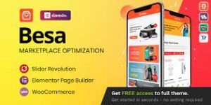 Besa Elementor Marketplace WC Theme 2.3