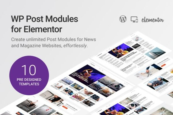 Wp Post Modules Elementor Addon 1.8.1