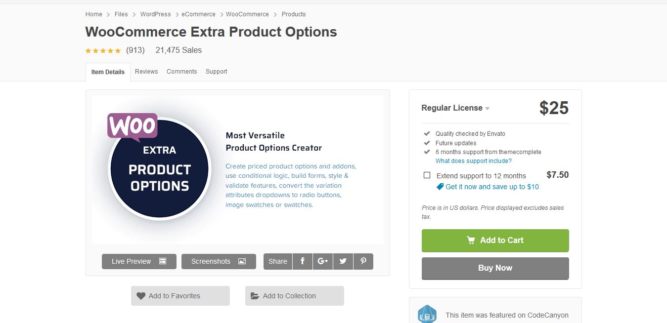 Woocommerce Extra Product Options 6.0.4