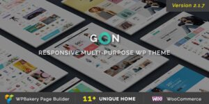 Gon Responsive Multi Purpose WP Theme 2.5.0