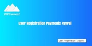 User Registration Payments PayPal 1.3.2