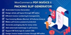 WooCommerce PDF Invoice Packing Slip Generator 1.5.0