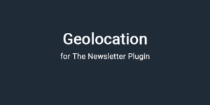 Newsletter Geolocation 1.1.5