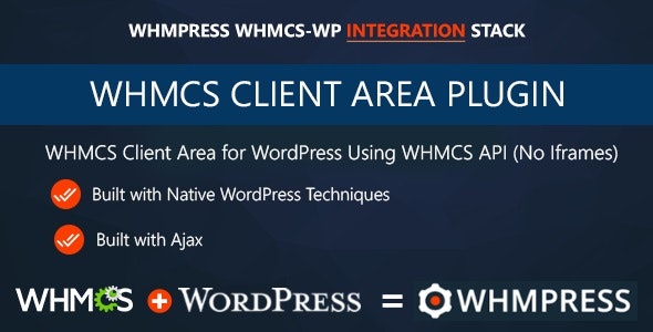 Whmcs Client Area For Wordpress By Whmpress 4.1