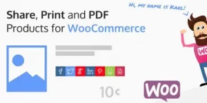 Share, Print and PDF Products for WooCommerce 2.8.2