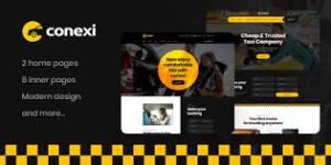Conexi Taxi Booking Service WP Theme RTL 2.0