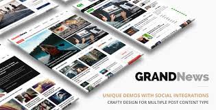 Grand News Magazine Newspaper Wp 3.4.3