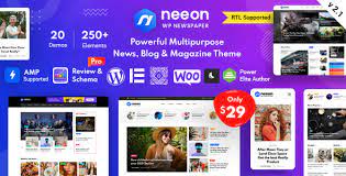 Neeon Wp News Magazine Theme 2.1