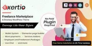 Exertio Freelance Marketplace WP Theme 1.0.10